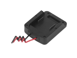Adaptador de batería 2026 Convertidor de potencia seguro 14.4v 18v Base DIY 12awg Tomacorriente Connection