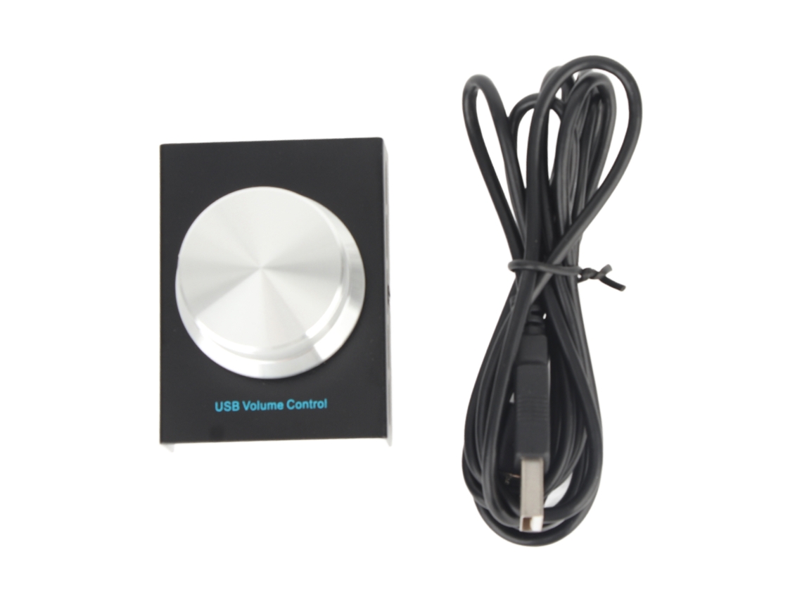 Perilla De Control De Volumen De Computadora Usb Ajuste De Volumen Silenciamiento Con Un Solo Botón