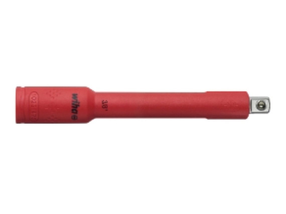 WIHA Prolongación aislada Adaptador cuadrado de 3/8" para insertos de llaves de vaso aislados (43057)