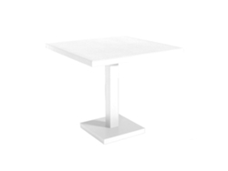 RESOL BARCINO Mesa Cuadrada Interior Exterior 90x90 Blanco