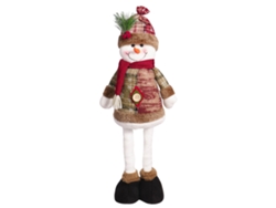 Muñeca navideña telescópica para decoración festiva