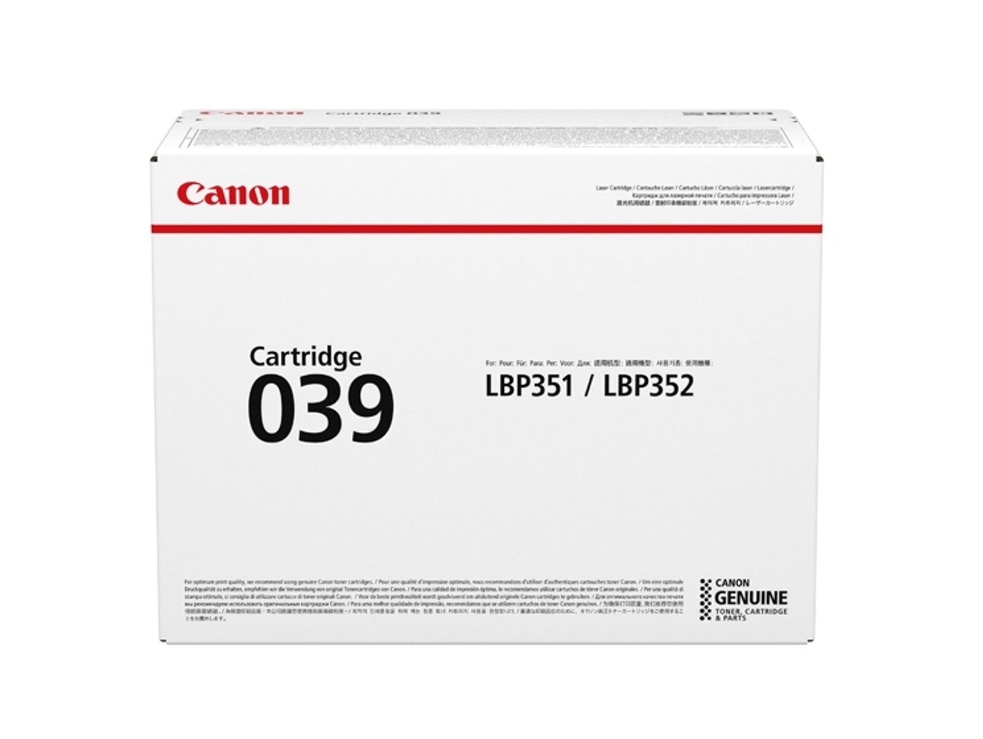 Tóner CANON 039 - 0287C001