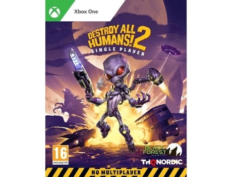 Juego ¡Destruye a todos los humanos! 2 reprobado para un jugador-juego-Xboxone