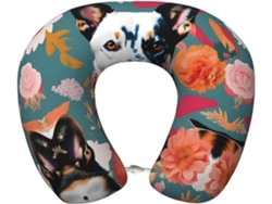 Almohada Viaje Espuma Viscoelástica Poliéster Confort. Soporte Relajación, Fácil