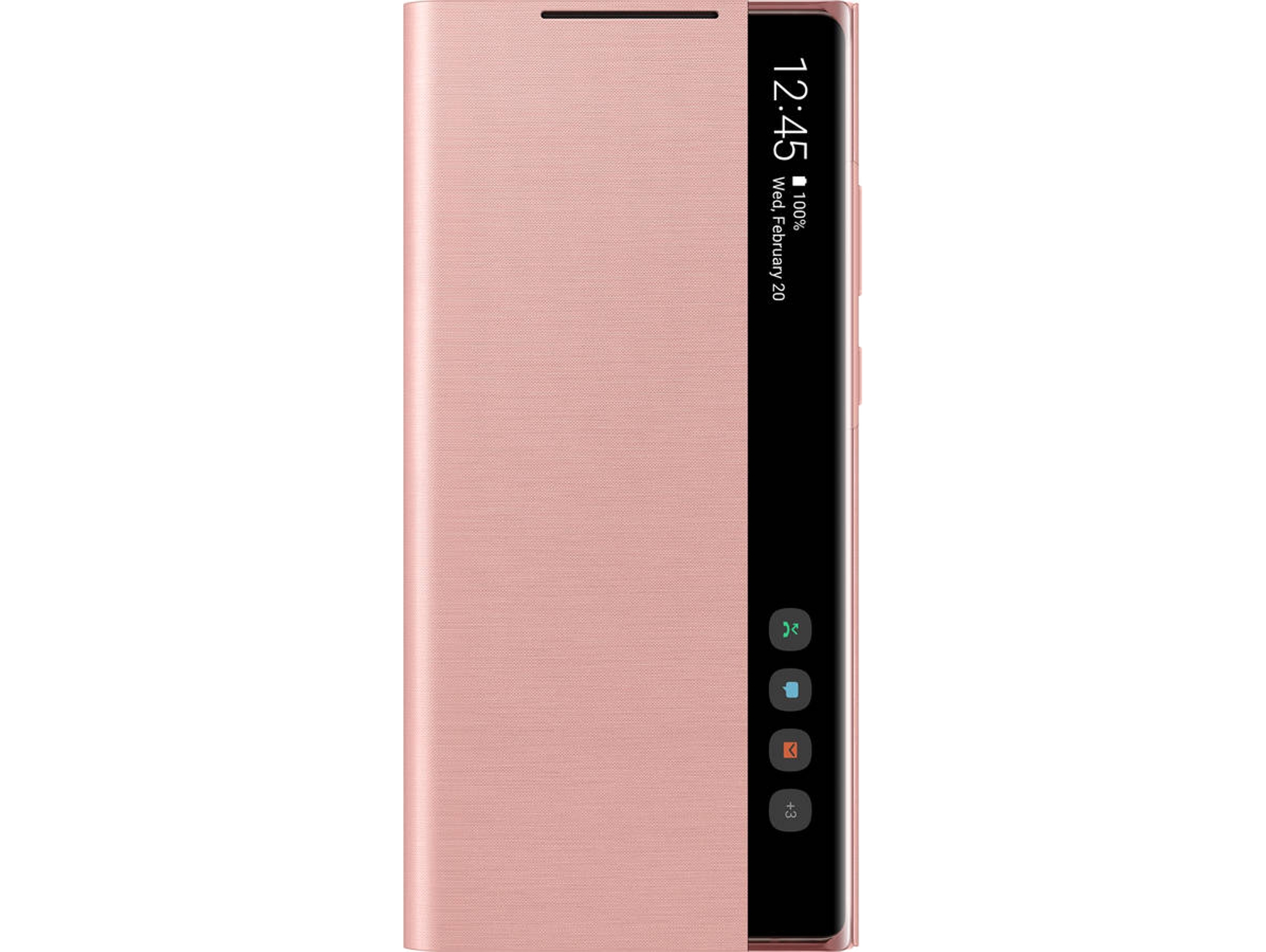 Funda SAMSUNG Note 20 Clear View Rosa