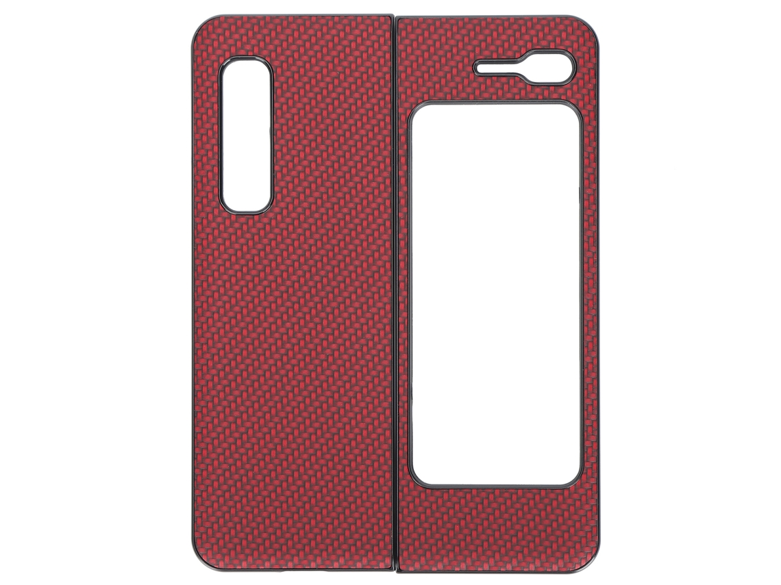 Capa De Celular Abs Anti-queda All-inclusive Para Samsung Galaxy Z Fold 1 W20 Vermelha