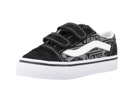 Zapatillas de Niños VANS Old Skool V Tecido Negro (21)