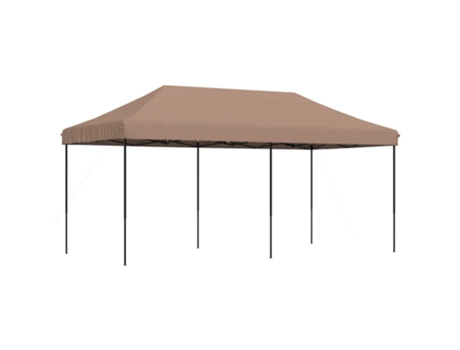 Tienda de fiesta plegable Pop-Up marrón VIDAXL (580x292x315 cm)