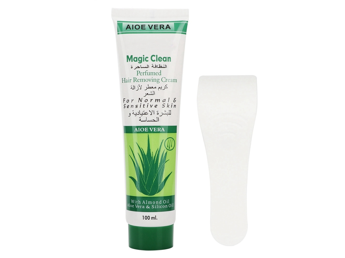 Crema Depilatoria De Aloe 100g Unisex Para Axilas Brazos Piernas Espalda