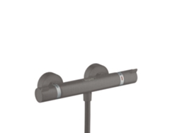 HANSGROHE Ecostat termostato de ducha Confort montado en superficie, Color: Cromo negro cepillado