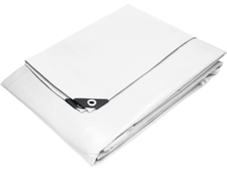 Lona con Ojales ECD GERMANY Polietileno (Blanca - 6x8 m 260g/m²)