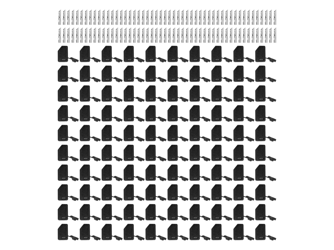 100 Juegos De Conectores Banana De 4 Mm, Latón Galvanizado Con Níquel, Resistentes A La Corrosión, Transmisión Estable.