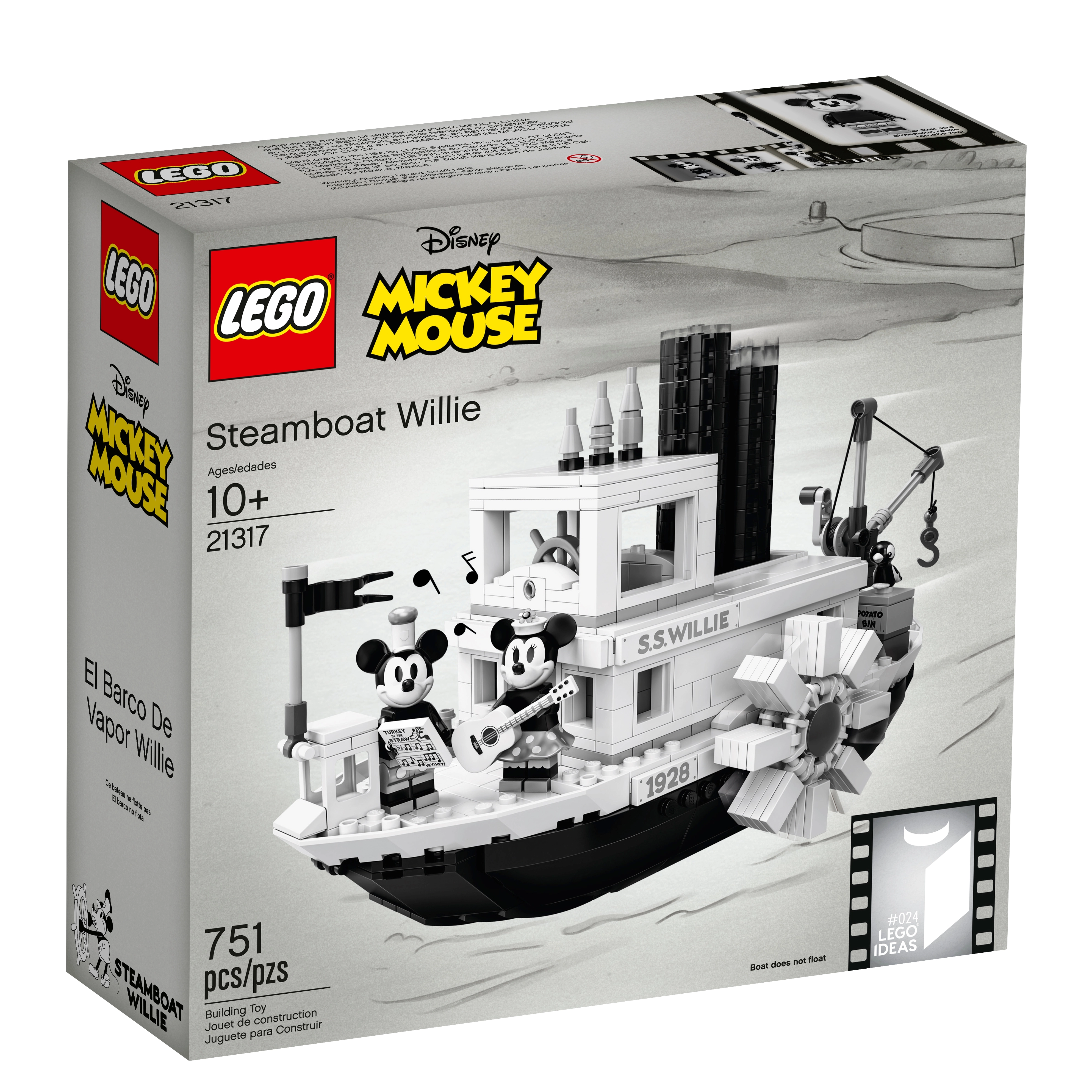 Ideas de Lego: Barco de vapor Willie 21317