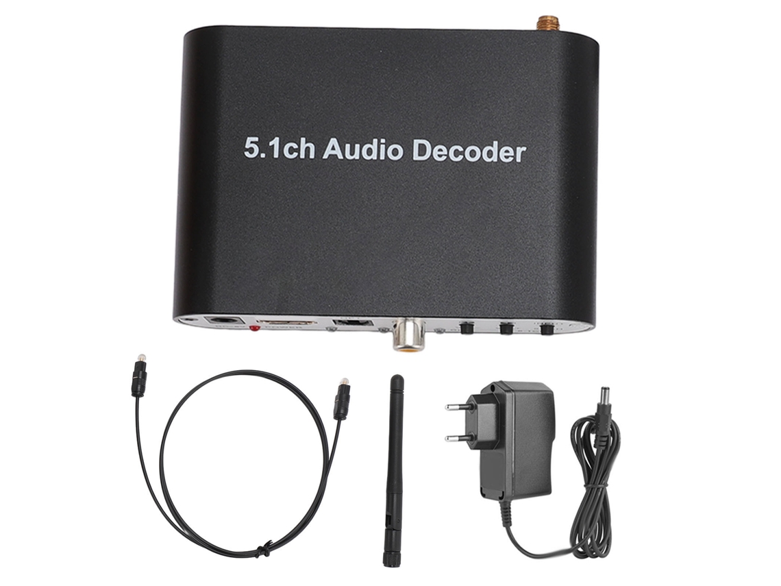 Decodificador De Sonido Digital De 5.1 Canales Con Hdmi Arc, Bluetooth 5.0, Spdif Óptico, Usb, Enchufe Europeo, 100-240 V.