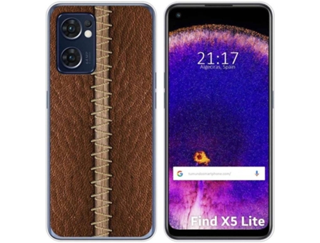 Carcasa Oppo Find X5 Lite 5G TUMUNDOSMARTPHONE Dibujos Cuero 01 Multicolor