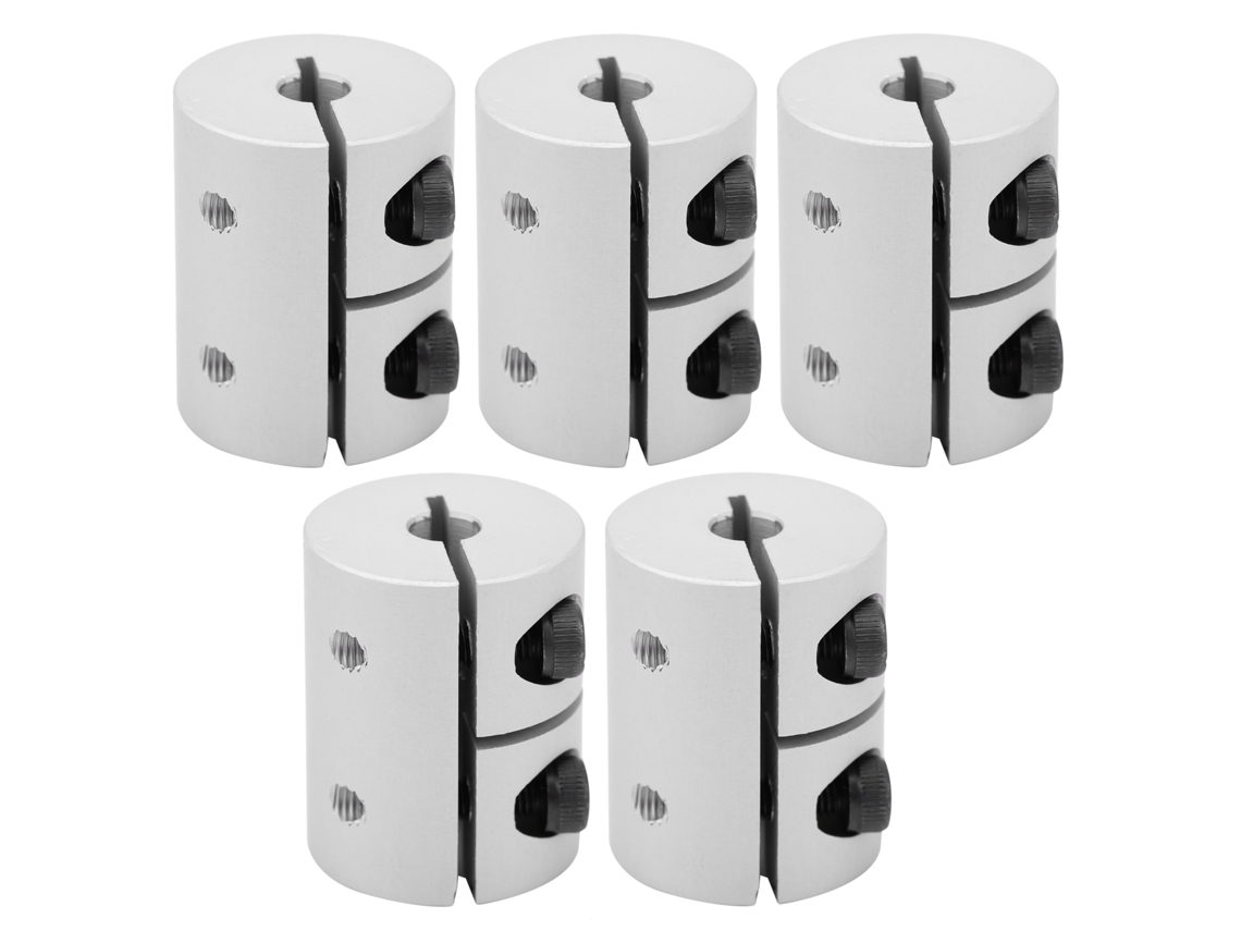 5 Peças Acoplador De Eixo De Alumínio Conector Para Impressora 3d Motor Servo Passo A Passo