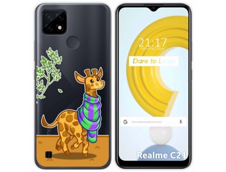 Carcasa Realme C21 TUMUNDOSMARTPHONE Dibujos Transparente Multicolor