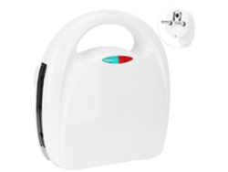 Máquina Para Hacer Perritos Calientes De 850 W, 6 Orificios, Multifuncional Con Paneles Calefactores Antiadherentes Dobles.