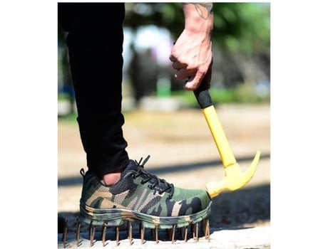 Pico llenar Óxido Zapatos de Seguridad OEM Verde (Talla: 45) | Worten.es