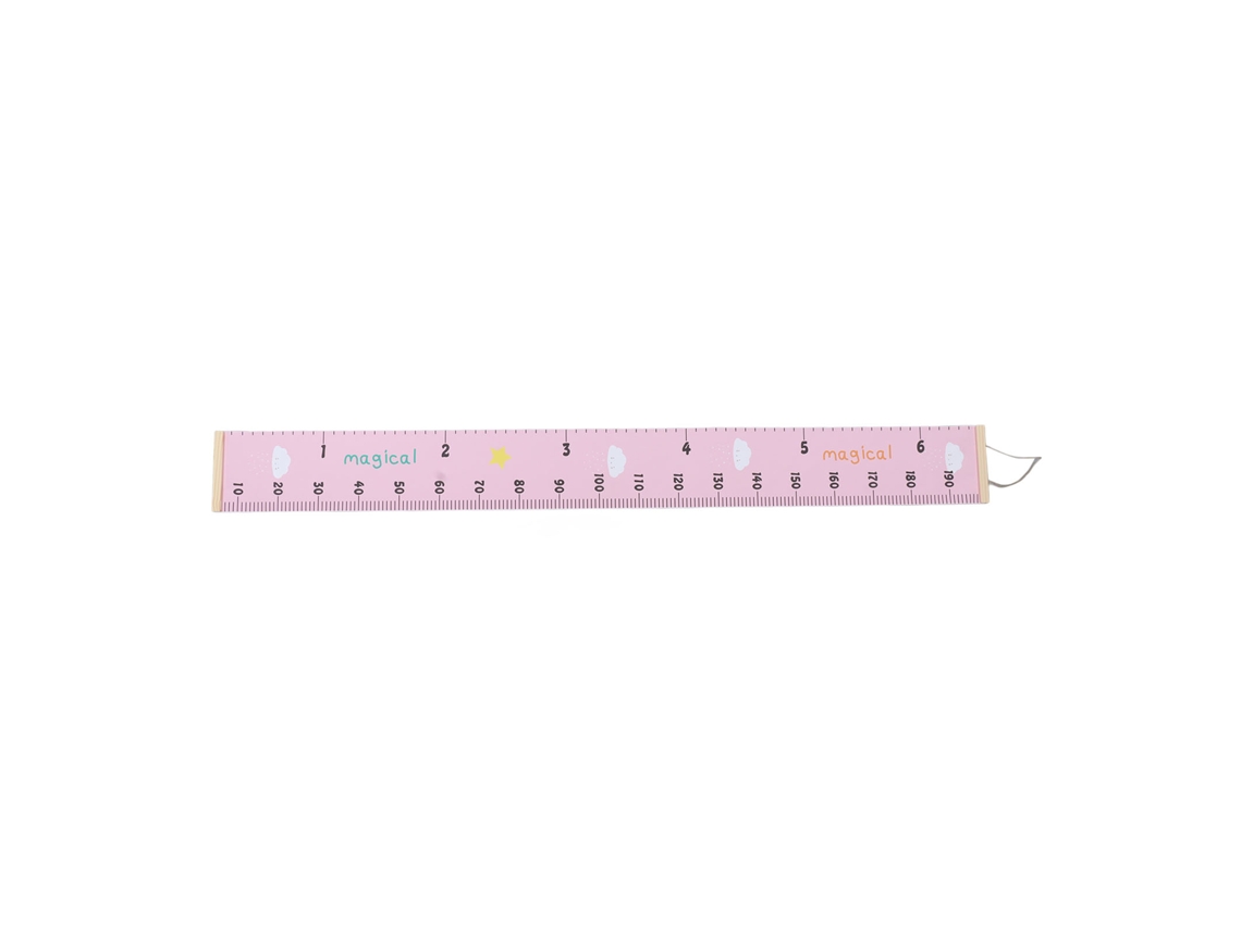 Rebe-tabla De Crecimiento Para Niños Medidor De Altura Accurate De Pared Colgante Tela Removable Nube Rosa Para Hogar