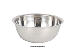 Recipiente graduado de acero inoxidable, ideal para mezclar ingredientes de sopas y aderezos para ensaladas. Mdug (2050 ml)