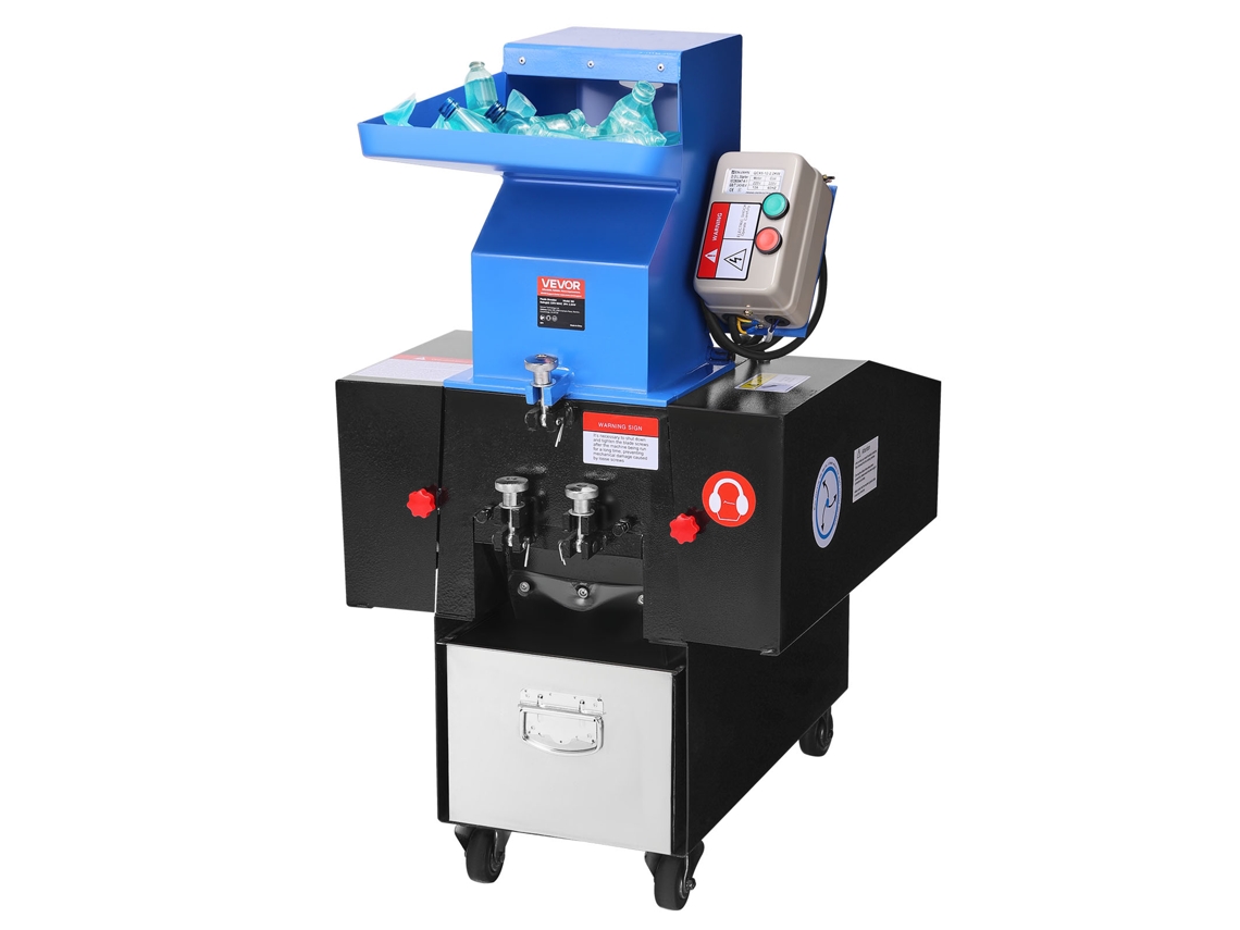 Trituradora de plástico trifásica Vevor de 2,2 kW, 100-150 kg/h, 730 x 520 x 950 mm