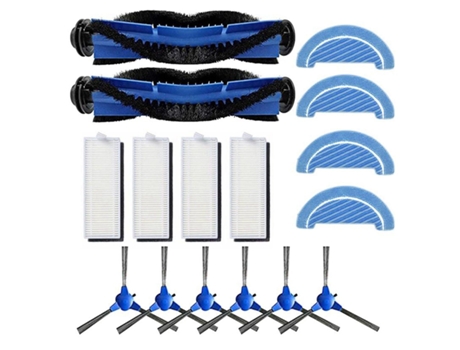 Hepa filtro mop escova principal escova lateral para kits conga cecotec 1090