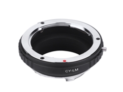 Anillo Adaptador De Lente Metal Para Lente Cy Mount A Cámara Lm Mount Compatible Con Techart Lm Ea7