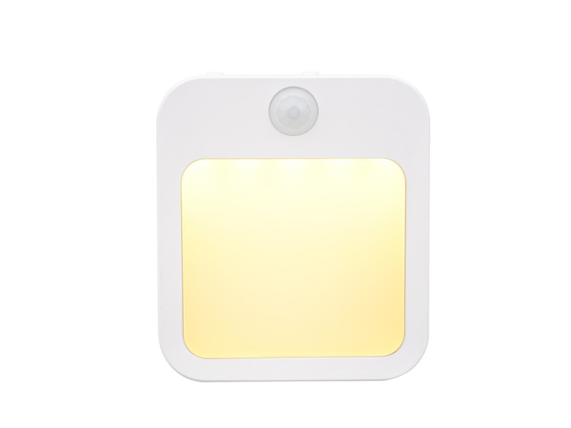 Luz Nocturna Led Con Sensor De Cuerpo Humano, Enchufe Estándar Europeo, Diseño Inalámbrico, Bajo Consumo De Energía.