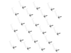 100 Clips De Fijación Para Tiras De Luces Led Con Abrazaderas
