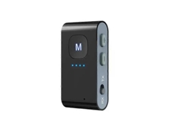 Adaptador de audio Bluetooth - Receptor y transmisor 2 en 1, indicador de batería -