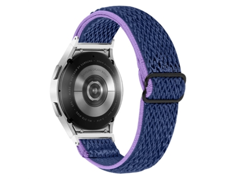 Correa de nailon elástico trenzado para Samsung Galaxy Watch 5 40mm/44mm/Watch 5 Pro 45mm - azul morado