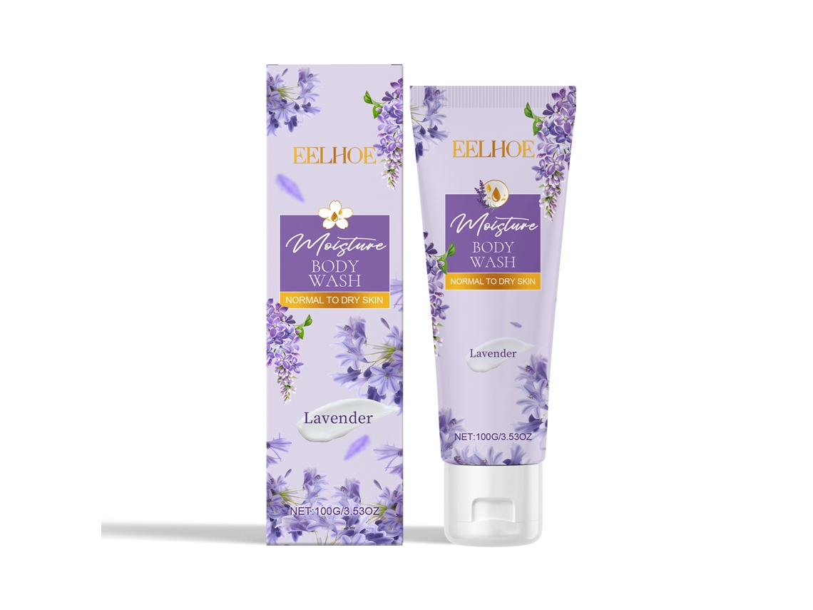 Gel de ducha hidratante y calmante con lavanda