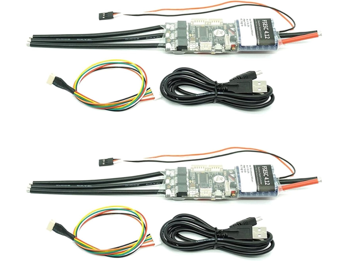 2x 4.12 Esc 50a Basado En El Controlador De Vitesse Électrique For Accessoire Bricolage Planche À