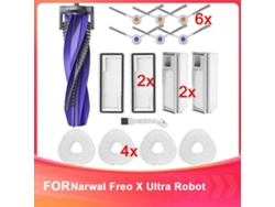 16-piece Accessories Replacement For Freo X Ultra Robot Vacuum, Complete Accessory Kit