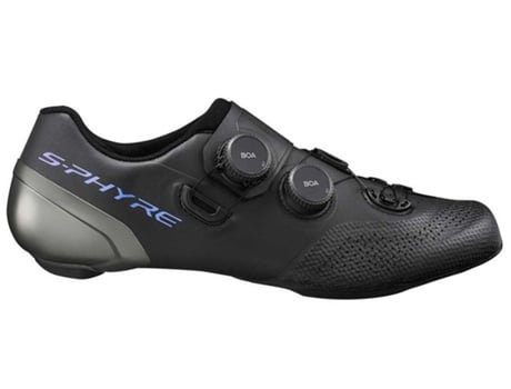 Zapatillas para Hombre SHIMANO Carretera Rc9 S-phyre Negro para Ciclismo (EU 43)
