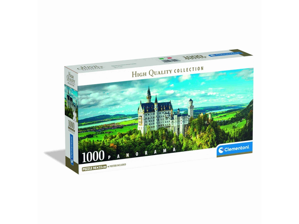Puzzle panorámico El Neuschwanstein 1000 piezas Clementoni