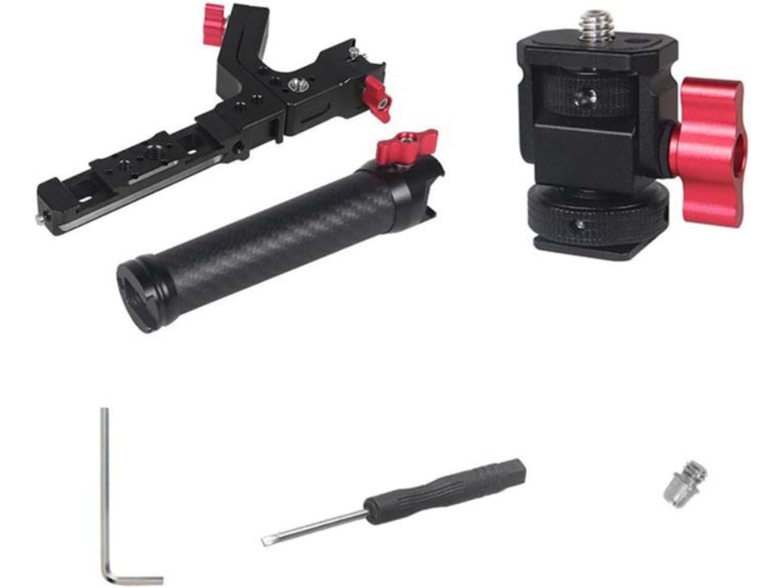 Mango Plegable Ligero Dji Fabricado En Aleación De Aluminio Y Fibra De Carbono.