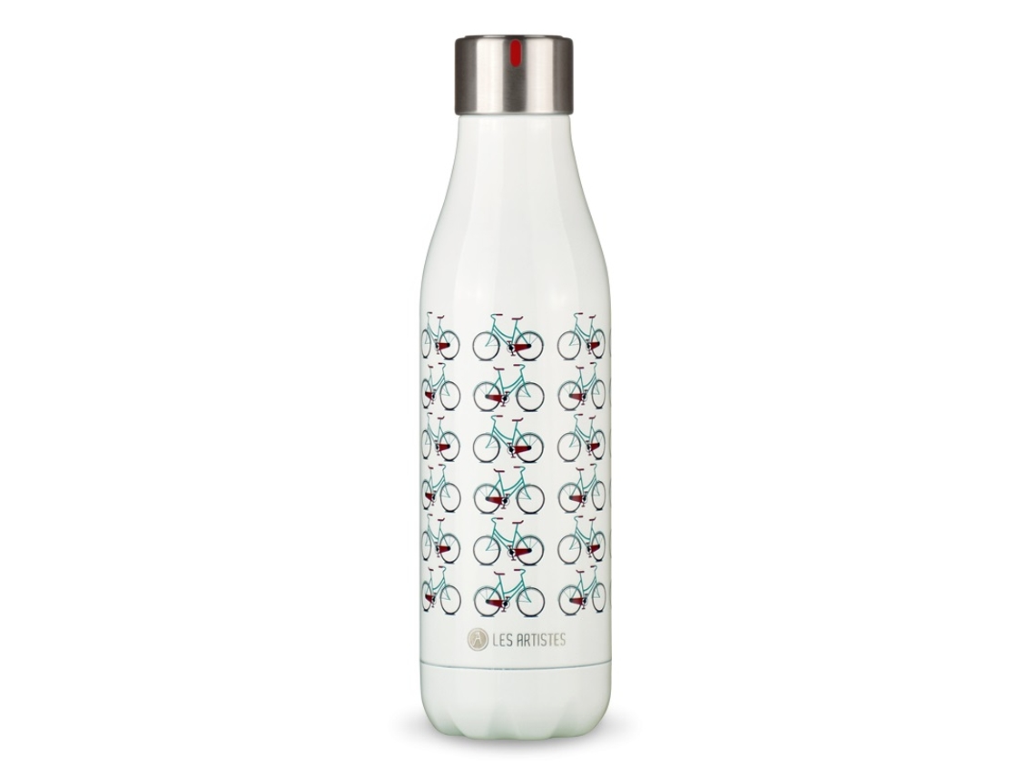 Botella LES ARTISTES PARIS (Acero - Blanco - 7,05 x 7,05 x 25,40 cm)