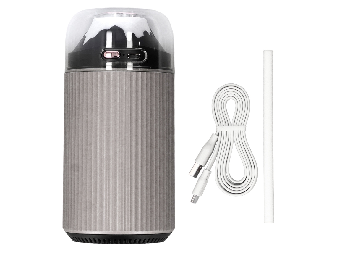 Humidificador portátil Mdug de 300 ml con luz nocturna, pulverizador portátil 2 en 1, mini humidificador USB para coche