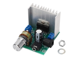 Placa Amplificadora De Potencia Digital De 2 Canales Y 15 W, Módulo De Audio Pcb Sin Ruido, 12 V Cc