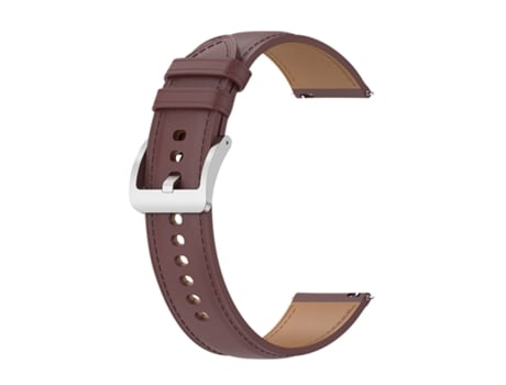 Correa de Cuero para Galaxy Watch 3 45mm Huawei Watch GT3 GT2 46mm marrón oscuro AVIZAR