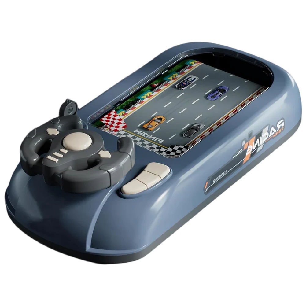 Juego de carreras de aventura espacial (gris) con volante - Simulación y rompecabezas - Juguete de carreras