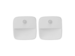 Rebe-2 Piezas Luz Nocturna Led Con Sensor De Movimiento Blanco Cálido Para Dormitorio Cocina Enchufable