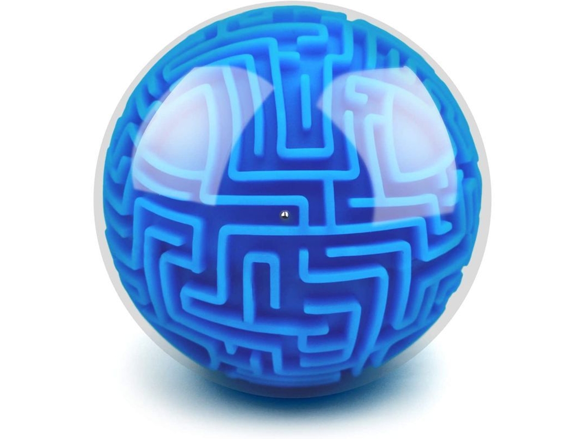 Juego De Rompecabezas 3d De Laberinto Con Bolas Y Gravedad Para Niños Y Adultos - Juguete Educativo Y Regalo (azul)
