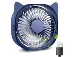 Mini ventilador Yizhood (3 velocidades, 5 W, diámetro 21 cm)