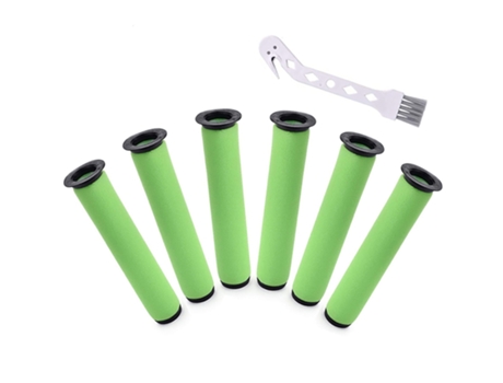 6 paquetes de filtros de repuesto con cepillo limpio para Gtech AirRam MK2 K9 repuestos de aspiradora inalámbrica