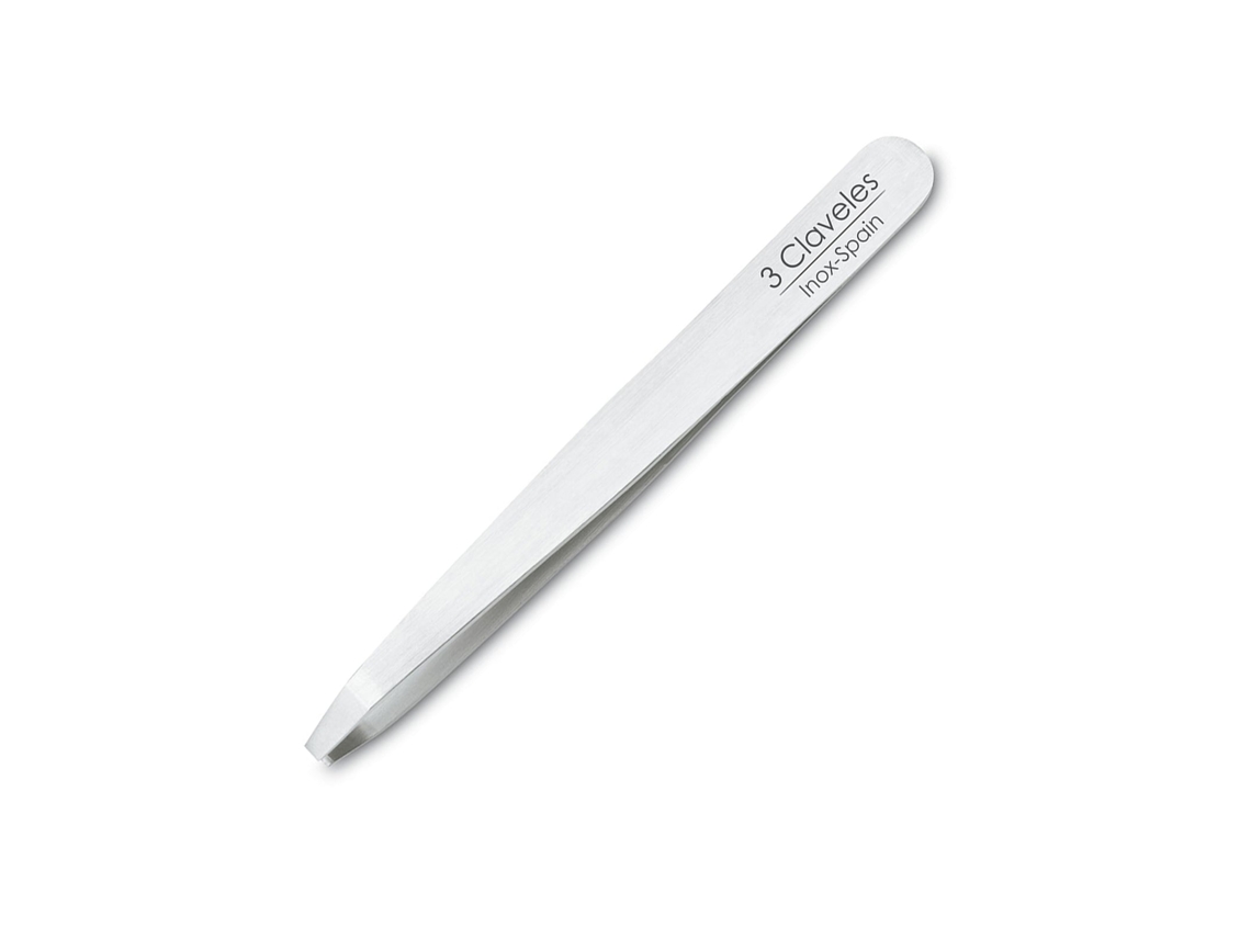 Pinza de Depilar 3 CLAVELES (10 cm - Acero Inoxidable)