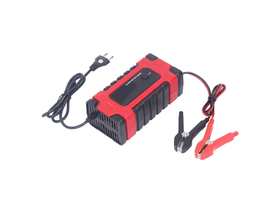 Cargador Inteligente De Baterías Para Coche De 12v Y 24v Para Baterías De Gel De Calcio Agm Y Ácido Húmedo Con Pantalla