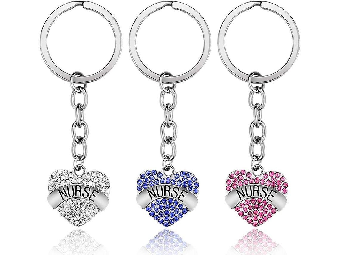 Llaveros para enfermeras, juego de 3 piezas: regalo ideal para cumpleaños, graduaciones, San Valentín y Navidad. Hengjian